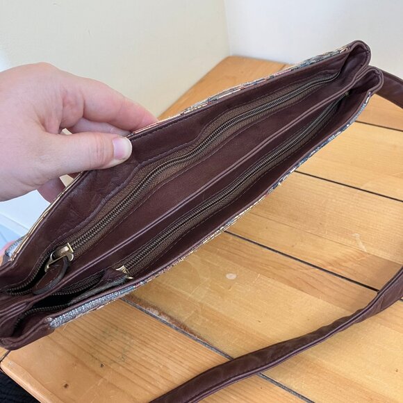 SAS Texas Tapestry Organizer Purse Shoulder Bag Amarillo El Paso Vintage Y2K - Picture 10 of 14